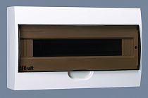 Корпус пластиковый навесной 18 модулей, IP41, ЩРН-П-18 D DEKraft