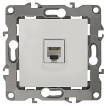 Розетка ЭРА 12 12-3105-01 белый телефонная  RJ11 Розетка ЭРА 12 12-3105-01 белый телефонная  RJ11