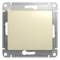 Glossa Бежевый Выключатель 1 клавишный , сх.1, 10АХ Systeme Electric (Schneider Electric)