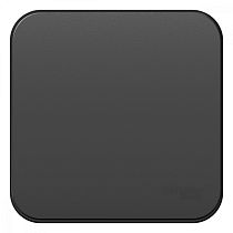 Blanca открытая установка с изолированной пластиной Антрацит Выключатель 1клавишный  самовозвратом, 10А Systeme Electric (Schneider Electric)