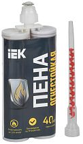 Пена полиуретановая огнестойкая двухкомпонентная ИНЗАПЕН-П 380мл (картридж)  IEK