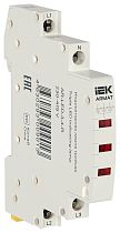 ARMAT Лампа индикаторная тройная LED 230-415В AC красная IEK