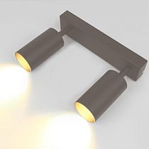 Спот на основании GWL-2GU10-M-IP20 Двойной Графит Направленный Башня