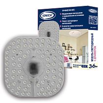 Модуль светодиодный для декоративных светильников ТМ IONICH 36 Вт 2880 Лм 230 В 4000 К 180х180 мм IP20