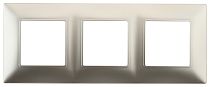 Рамка для выключателей и розеток тройная ЭРА Elegance 14-5003-04 пластик шампань