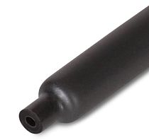 Трубка термоусадочная клеевая ТТК-(3:1)-50/17 черная (в бухте) с коэффициентом усадки 3:1