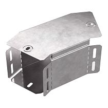 Угол горизонтальный 45 градусов с крышкой Стандарт 100х100 Промрукав Угол горизонтальный 45 градусов с крышкой Стандарт 100х100 Промрукав