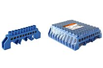 Шина "N" нулевая в изоляторе на DIN-рейку 8x12мм 10 групп  TDM