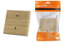 Накладка на бревно деревянная универсальная НБУ 1П 95х95 мм, под покраску  TDM