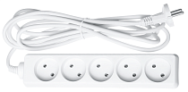Удлинитель бытовой NPE-S-05-300-X-2x1 без заземления 5 гн. 3м Navigator