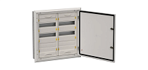 Корпус металлический TITAN 5 ЩРв-72 (2х36) 630х625х130мм IP31 серый (одна дверь)  IEK