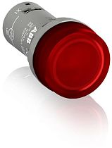 Лампа CL2-523R со встроенным светодиодом 230В AC красная  ABB