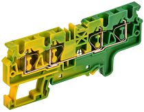 ARMAFIX Клемма пружинная CX4-4 PE 4мм2 четырехконтактная заземляющая IEK
