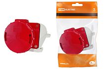 Розетка 135 стационарная 3Р+РЕ+N 63А 380В IP54  TDM