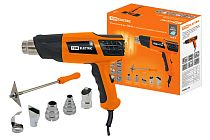 Набор, технический фен ТФ-01 и 6 предметов, мощность 1800 Вт, 2 режима, t от 50 до 650 C,"Алмаз"  TDM