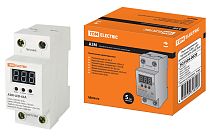 Реле контроля напряжения (однофазные) АЗМ LED-63А-220В  TDM