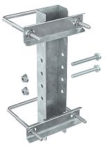 Крепление к опорам ограждений 80-100мм для одной консоли  IEK