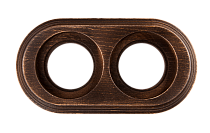 Рамка 2 постовая (,Старое дерево, на бревно, 320мм) Bironi