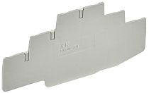 Заглушка для колодки клеммной CP-ML трехуровневая 2,5мм2 серая  IEK Заглушка для колодки клеммной CP-ML трехуровневая 2,5мм2 серая  IEK