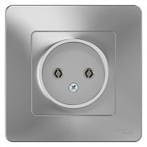 Blanca скрытая установка Алюминий Розетка без заземления 16А Systeme Electric (Schneider Electric)