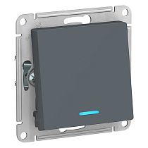 AtlasDesign Грифель Переключатель 1-клавишный с подсветкой сх.6а, 10АХ Systeme Electric (Schneider Electric)