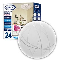 Светильник светодиодный декоративный ТМ IONICH серия 2220 "Пандора" 24 Вт 1680 Лм 230 В 6500 К 320 мм IP20