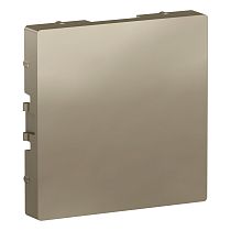 AtlasDesign Шампань Заглушка без суппорта для многопостовых рамок Systeme Electric (Schneider Electric)