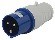 Вилка переносная ЭРА 13 2Р+РЕ 16А  220В IP44
