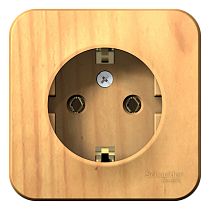 Blanca открытая установка с изолированной пластиной Ясень Розетка с заземлением 16А Systeme Electric (Schneider Electric) Blanca открытая установка с изолированной пластиной Ясень Розетка с заземлением 16А Systeme Electric (Schneider Electric)