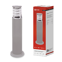 Светильник уличный напольный НБУ ART-PT-A60-GR алюминиевый под лампу А60 Е27 600мм серый IP65 IN HOME