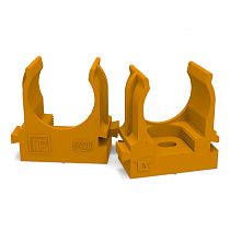 Крепеж-клипса для труб для монтажного пистолета оранжевая д20 (100шт/1100шт уп/кор) Промрукав