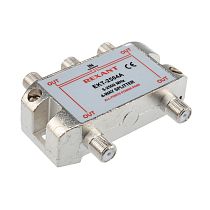 Делитель ТВ х 4 под F разъём 5-2500МГц СПУТНИК REXANT