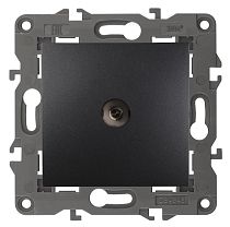 Розетка ЭРА Elegance 14-3101-05 антрацит телевизионная