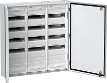 TITAN 5 Корпус металлический ЩРн-180 (3х60) 835х830х140мм IP54 белый (две двери)  IEK