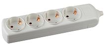 Колодка ЭРА K-4e с заземлением 4 розетки 16А