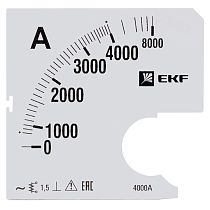Шкала сменная для A961 4000/5А-1,5 EKF PROxima Шкала сменная для A961 4000/5А-1,5 EKF PROxima
