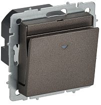 BRITE Выключатель карточный 30А ВС10-1-8-БрТБ темная бронза  IEK