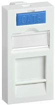 ITK Вставка 45х22,5мм для 1 мод. Keystone Jack с маркером IEK