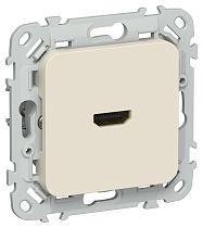 FLITE Розетка HDMI РШДМА-ФлСл сливочный IEK