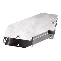 Угол горизонтальный 90 градусов с крышкой Стандарт 150х50 Промрукав Угол горизонтальный 90 градусов с крышкой Стандарт 150х50 Промрукав