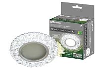 Светильник встраиваемый СВ 03-09 MR16 50Вт G5.3 LED подсветка 3 Вт зеркальный/хром  TDM