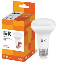 Лампа светодиодная R63 рефлектор 8Вт 230В 3000К E27  IEK