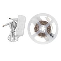 Лента светодиодная GLS-2835-120-9.6-12-IP20-PRO-6-3-KIT готовый комплект 3м с адаптером