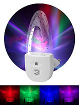 Ночник детский ЭРА NN-619-LS-W Пузырьки cветодиодный с датчиком движения