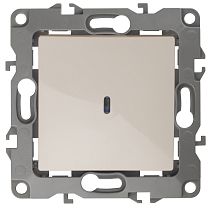 Выключатель ЭРА 12 12-1102-02 10А 250В слоновая кость одноклавишный с подсветкой