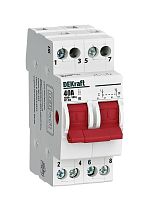 Трехпозиционный выключатель-разъединитель 2P 40A ВР-103 DEKraft
