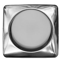 Светильник встраиваемый General GCL-GX53-H38-C ХРОМ КВАДРАТ ОБЪЕМНЫЙ