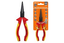 Круглогубцы диэлектрические, 160 мм, 1000 В, CR-V, «ЭкспертЭлектрик»  TDM