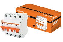 Выключатель автоматический ВА47-29 4Р  4А 4,5кА х-ка С  TDM