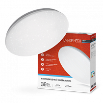 Светильник светодиодный серии DECO 36Вт 230В 6500К 2340Лм 380х55мм НОЧНОЕ НЕБО IN HOME